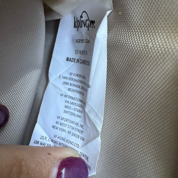 Kipling Metallic Gold Wristlet Wallet - Picture 9 of 15